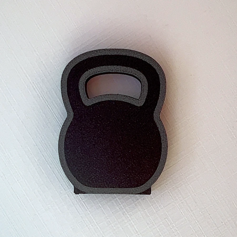 BuddyCan Kettlebell, silhouette noire