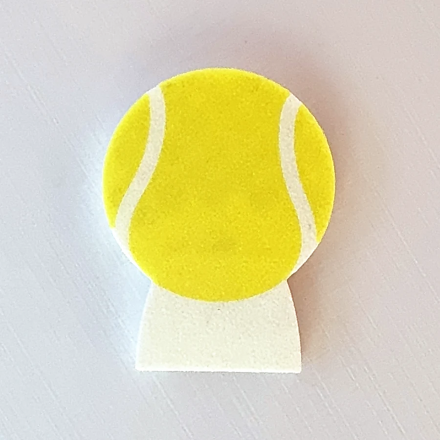 BuddyCan Tennis, balle jaune à couture blanche